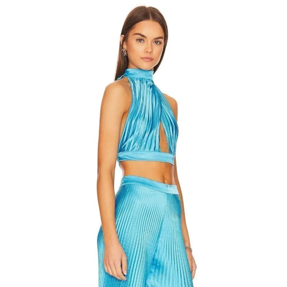 L'idee Renaissance Top Cloud Blue Size 10 BNWT - Picture 4 of 11